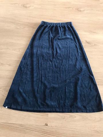 Penn&Ink lange rok fluweel maat M nieuw donkerblauw beschikbaar voor biedingen