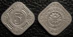 Vierkante 5 cent 1923, Postzegels en Munten, Munten | Nederland, Verzenden, Koningin Wilhelmina, 5 cent