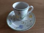 Set mok + gebaksbord, maandenservies, februari, samen €4,-, Verzamelen, Ophalen of Verzenden, Gebruikt