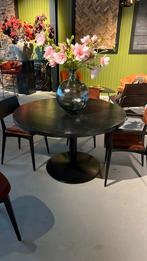Ronde Eettafel Zwart | 120 Cm Diameter | 5 Stuks, Ophalen of Verzenden, Nieuw, Rond
