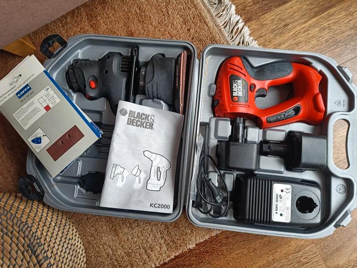 Black & Decker Quattro KC2000 - Multitool Set, Doe-het-zelf en Verbouw, Gereedschap | Overige machines, Gebruikt, Ophalen of Verzenden