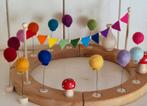 Jaarring ballon steker Vrije School wolvilt seizoenstafel, Verzenden, Nieuw, Figuurtje(s), Wolvilt