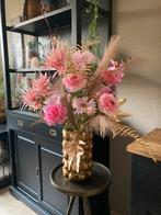 Prachtige Zijden bloemen in vaas Lief Zijde 105,00-10%, Huis en Inrichting, Ophalen of Verzenden, Nieuw