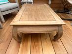 Teakhouten opiumtafel, Huis en Inrichting, Tafels | Salontafels, Gebruikt, Opium, 100 tot 150 cm, Teakhout