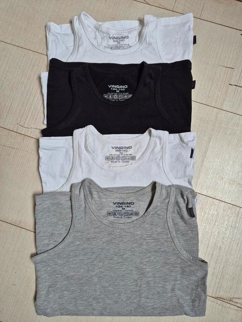 4 Vingino hemden/ shirts mt 134/140, Kinderen en Baby's, Kinderkleding | Maat 134, Zo goed als nieuw, Jongen, Shirt of Longsleeve