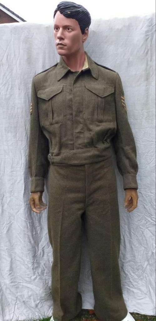 Canadese Battledress Uniformset Battle dress Uniform set, Verzamelen, Militaria | Tweede Wereldoorlog, Landmacht, Kleding of Schoenen