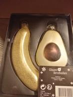 2 Kerst items, kersthanger, Kerstbal van glas, Diversen, Kerst, Ophalen of Verzenden