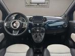 Fiat 500 1.0 Hybrid Dolcevita 2021 BLAUW | Cruise Control |, Gebruikt, Euro 6, Startonderbreker, Leder en Stof