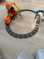 Duplo Goederentrein met Spoor, Ophalen of Verzenden, Gebruikt, Losse stenen, Duplo