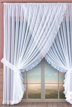 Prachtige vitrage, Ophalen of Verzenden, Zo goed als nieuw, 200 cm of meer