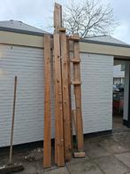 Houten balken gratis, Doe-het-zelf en Verbouw, Hout en Planken, Ophalen, Gebruikt, 200 tot 250 cm, 50 mm of meer