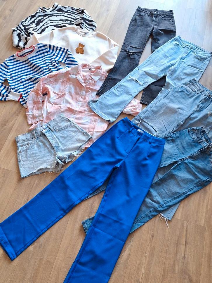 Kledingpakket maat XS / 34 - (10 stuks), Kleding | Dames, Dames-kledingpakketten, Zo goed als nieuw, Maat 34 (XS) of kleiner, Ophalen of Verzenden