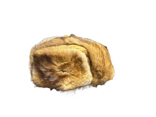 Unieke vintage bontmuts (ushanka) – echte eyecatcher!, Antiek en Kunst, Antiek | Kleding en Accessoires, Heren, Verzenden