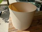 Lampenkap linnen creme/beige, Huis en Inrichting, Ophalen, Crème, Rond, Zo goed als nieuw
