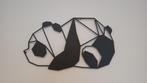 Panda metalen wanddecoratie, Ophalen, Zo goed als nieuw
