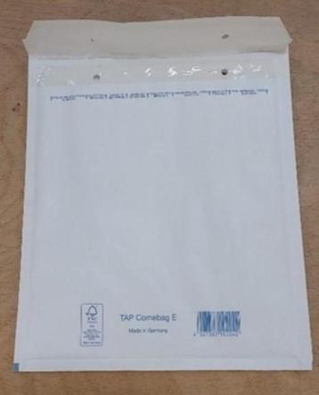 Doos 100 st luchtkussen enveloppen wit 240x275mm zefklevend beschikbaar voor biedingen