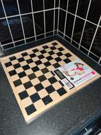 Houten schaak-/dambord – Nieuw in verpakking ️, Ophalen of Verzenden, Nieuw