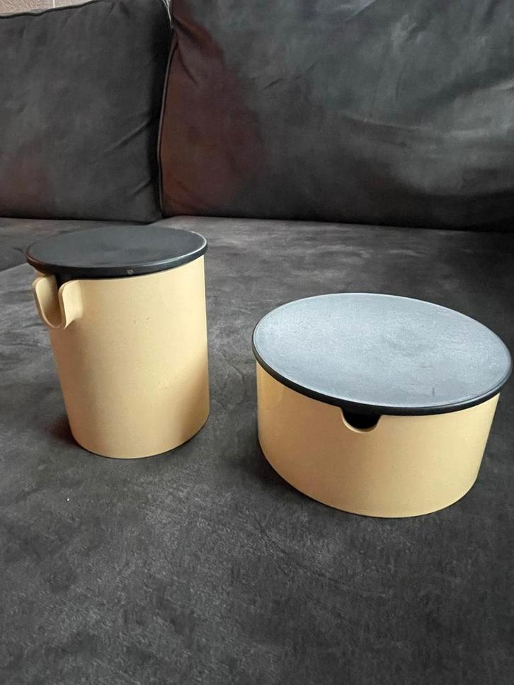 Stelton Melk- en Suikerpot Set - Erik Magnussen Design, Huis en Inrichting, Keuken | Keukenbenodigdheden, Gebruikt, Ophalen of Verzenden