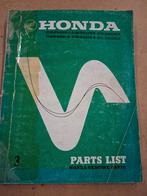 Honda CB250/350/360K4 Onderdelenlijst, Motoren, Ophalen of Verzenden, Honda