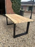 Tafel Oud Grenen Hout, Ophalen, Zo goed als nieuw, Rechthoekig, Hout