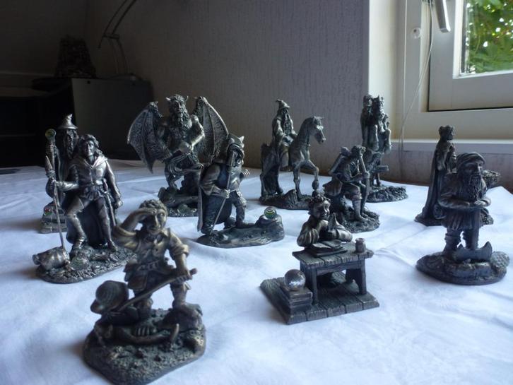Lord of the Ring Tudor Mint Serie 1 12 stuks en 4 stuks, Verzamelen, Lord of the Rings, Zo goed als nieuw, Beeldje of Buste, Ophalen of Verzenden