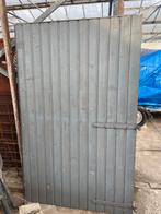 Opgeklampte grenen deuren, Gebruikt, Minder dan 200 cm, Garagedeur, Hout