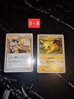 Japanse pokemon kaarten met pikachu, Ophalen of Verzenden, Zo goed als nieuw