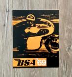 BSA 1969 uitklapbrochure met alle modellen, Ophalen of Verzenden, Zo goed als nieuw