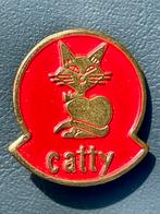 Vintage Catty Speldjes, Verzamelen, Speldjes, Pins en Buttons, Ophalen of Verzenden, Gebruikt, Dier of Natuur, Speldje of Pin