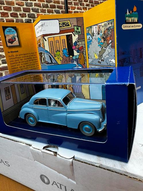 Kuifje auto morris six 1:43 atlas nieuw, Verzamelen, Stripfiguren, Nieuw, Kuifje, Ophalen of Verzenden