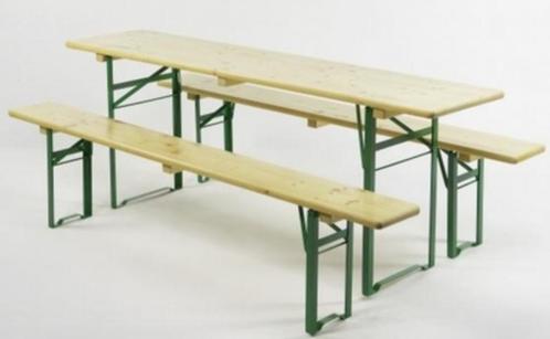 Picknicktafel / biertafelset / partytafel te huur, Hobby en Vrije tijd, Feestartikelen | Verhuur, Zo goed als nieuw, Ophalen