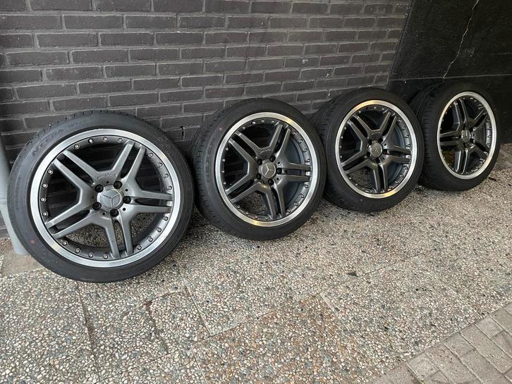 AMG styling IV 19 inch 2 delig W220 W211 R230 meredes S E SL, Auto-onderdelen, Banden en Velgen, Banden en Velgen, Zomerbanden