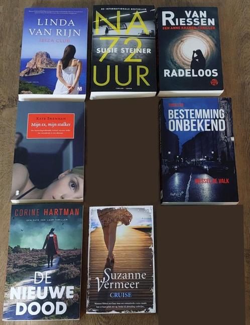 Boeken - Thriller 7x div. auteurs, Boeken, Thrillers, Zo goed als nieuw, Nederland, Ophalen of Verzenden
