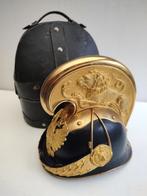 Oostenrijkse Dragonder Officier helm in koffer, Verzamelen, Militaria | Algemeen, Nederland, Helm of Baret, Landmacht, Ophalen