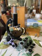 Vintage Euromex microscoop (type SA) – compleet, Ophalen of Verzenden, Gebruikt, Minder dan 400x, Biologische microscoop