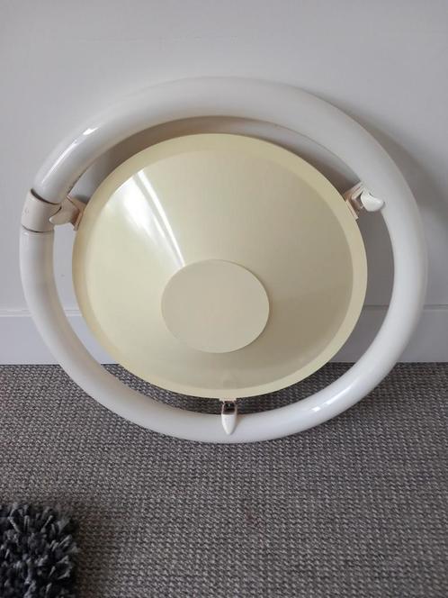 Vintage jaren 60 Philips space age pop art lamp, Huis en Inrichting, Lampen | Plafondlampen, Gebruikt, Kunststof, Ophalen