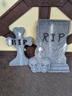 Halloween grafzerk opelkaar 110 cm, Hobby en Vrije tijd, Feestartikelen, Ophalen, Zo goed als nieuw, Halloween of Griezel