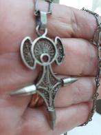 Touareg Agadez massief zilveren filigran hanger, Antiek en Kunst, Ophalen of Verzenden, Zilver