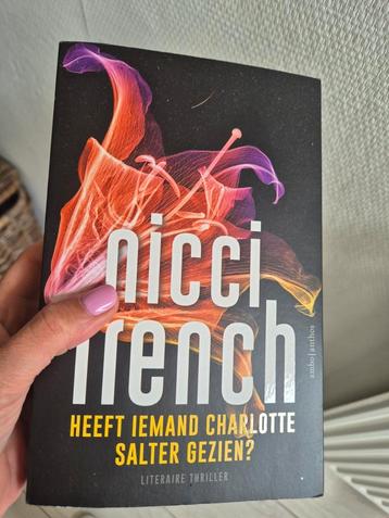 Nicci french heeft iemand Charlotte Salter gezien? beschikbaar voor biedingen