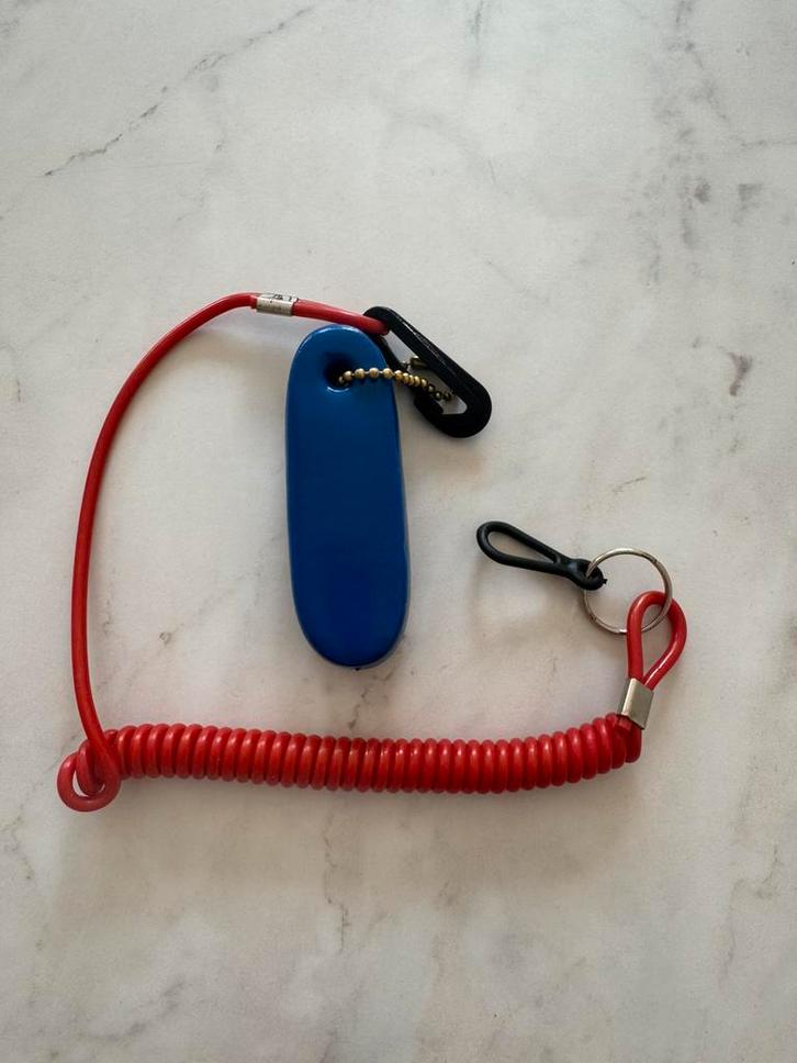 Dodenmans koord voor boot of jetski met drijver ZGAN, Watersport en Boten, Bootonderdelen, Zo goed als nieuw, Ophalen of Verzenden