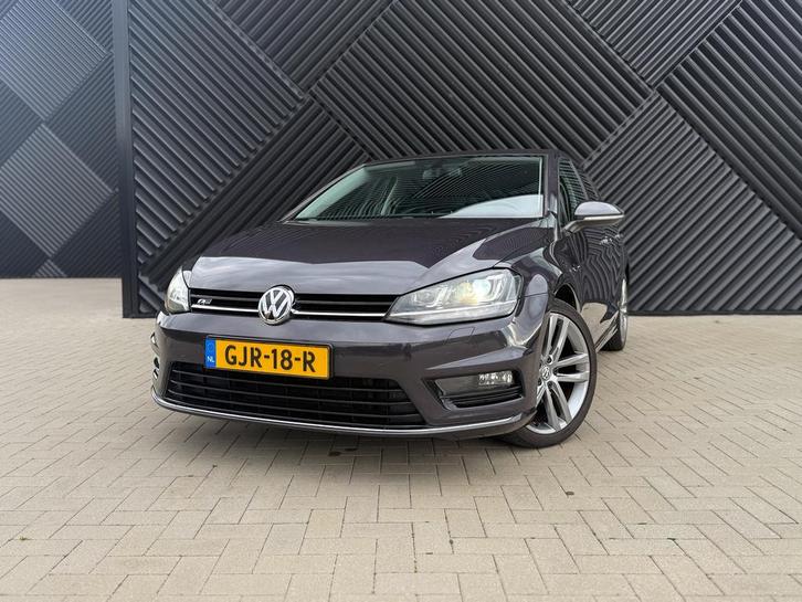 Volkswagen Golf 7 R line 1.4 TSI 150pk 5D 2016 Grijs Xenon, Auto's, Volkswagen, Particulier, Golf, Adaptieve lichten, Airbags