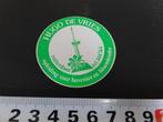 sticker rotterdam hugo de vries opleiding hovenier bloembin*, Ophalen, Zo goed als nieuw, Bedrijf of Vereniging