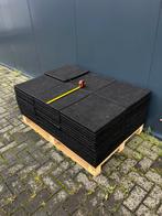 Rubber tegels 40x40cm (2,5cm dik, 90 stuks), Doe-het-zelf en Verbouw, Tegels, Ophalen of Verzenden, Zo goed als nieuw, 10 m² of meer