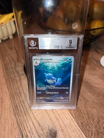 Pokemon 151 Wartortle Mint 9 Beckett graded beschikbaar voor biedingen