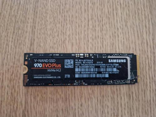 M.2 SSD Samsung 970 EVO Plus 2TB, Computers en Software, Harde schijven, Gebruikt, Desktop, Intern, SSD, Overige aansluitingen