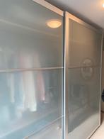 Dubbele schuifdeur, 2 x 1,5 meter, melkglas, Huis en Inrichting, Kasten | Kledingkasten, 100 tot 150 cm, 200 cm of meer, Ophalen of Verzenden