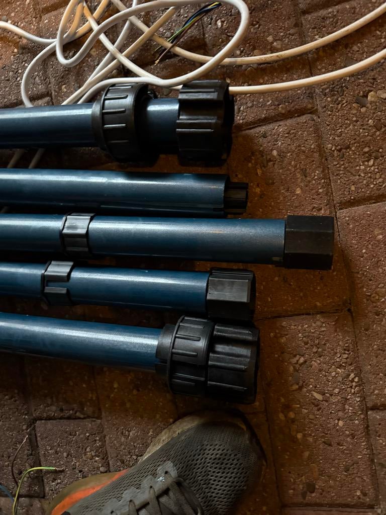 Somfy Rolluik motors - Diverse modellen, Doe-het-zelf en Verbouw, Rolluiken, Gebruikt, 100 tot 150 cm, Ophalen of Verzenden, Grijs