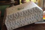 Antieke franse 18e eeuwse papier dominote doos bruids kist, Ophalen of Verzenden