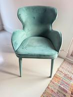 Velourse eettafel stoelen 4 stuls, Huis en Inrichting, Stoelen, Ophalen, Zo goed als nieuw, Stof, Vijf, Zes of meer stoelen