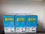 3 Laser Toner Cartridges - HP W2070a/W2071a/W2073a, Computers en Software, Printerbenodigdheden, Ophalen, Nieuw, Toner, 123inkt.nl